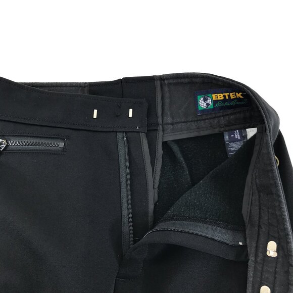 Eddie Bauer Ebtek Stretch Stirrup Ski Pants Women's Size 8 Black Shoeller Winter - Picture 5 of 15